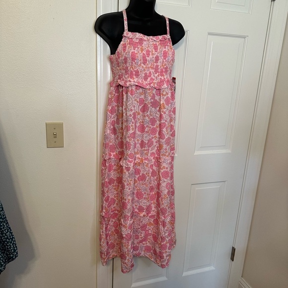 CAT and Jack Pink Floral Sundress Size XL Girls NWT - Picture 2 of 12